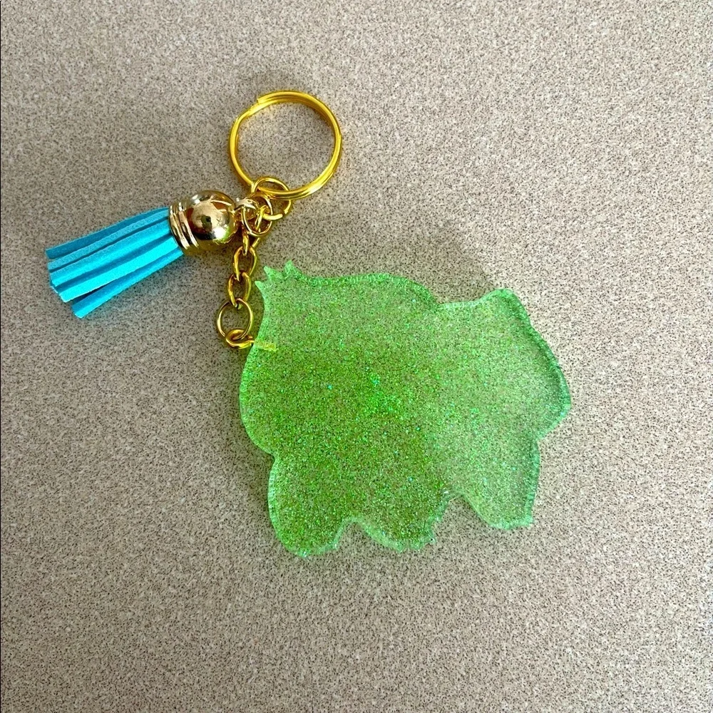 Handmade Pokémon- Bulbasaur Keychain